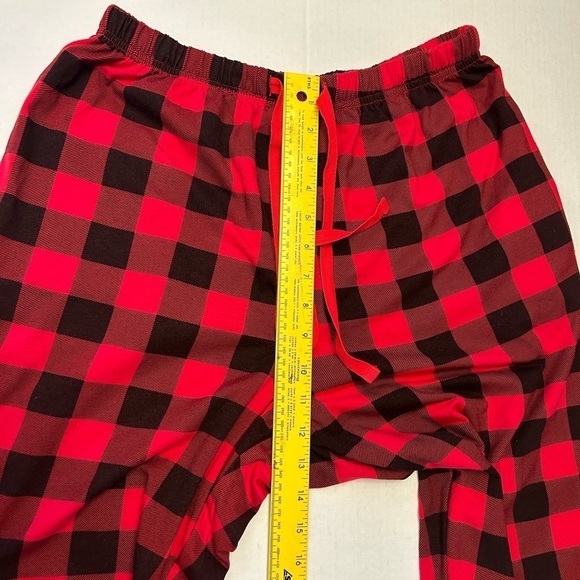 Tebbis women’s Christmas red & black Holiday pajamas 2 pc set. Sz-L V20 - Picture 8 of 13